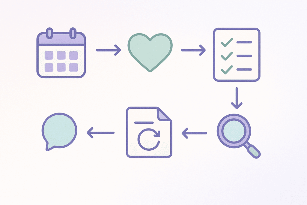 Setting Up CBT for Success with the Help of Digital Tools 1 map your cbt process flowchart 1